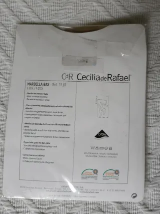 2 Medias Beige Talla3 (Talla M)