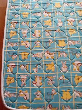 Colchón cuna estampado infantil