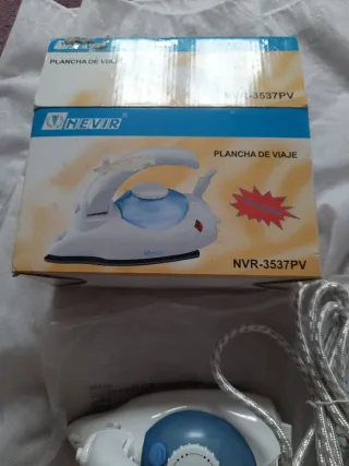 Plancha de viaje blanca