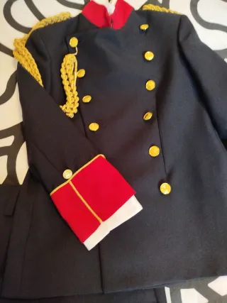 Traje Comunión Guardia Civil Azul Marino y Rojo