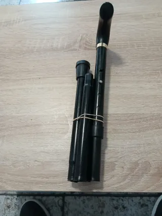Bastón plegable negro