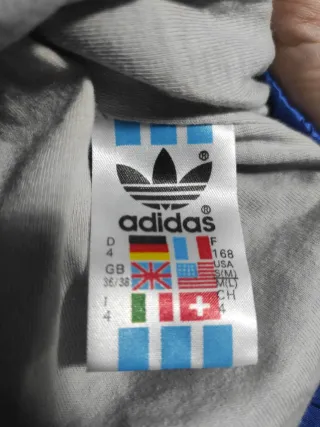 Sudadera adidas Vintage 90s retro con cremallera