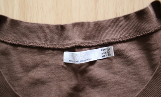 Chaqueta Zara Cardigan Marrón Talla L Mujer