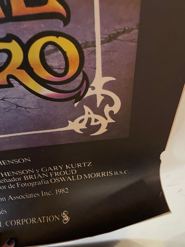 Cartel original Cristal Oscuro the Dark Crystal