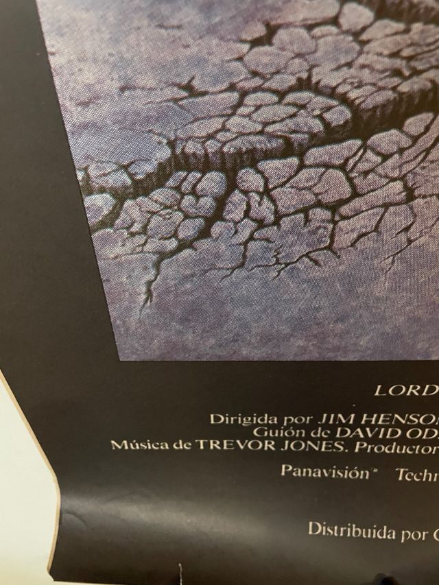 Cartel original Cristal Oscuro the Dark Crystal