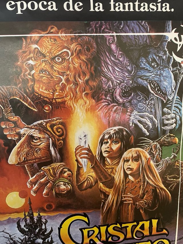 Cartel original Cristal Oscuro the Dark Crystal