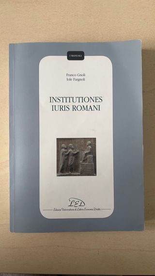 institutiones iuris romani