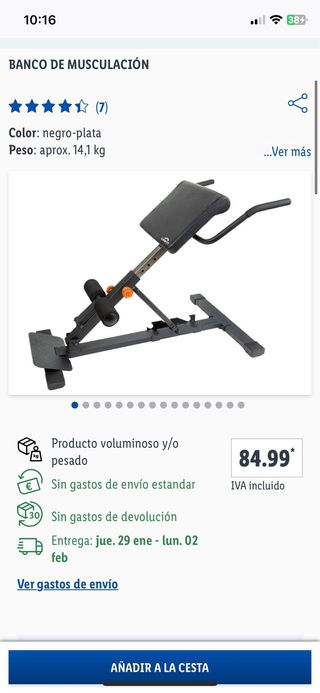 Banco multifuncional abdomilales y pesas