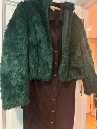 Chaquetón pelo verde
