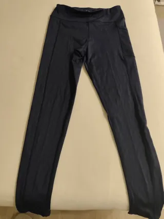 Mallas elásticas mujer azul