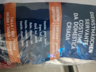 Disfraz YASA Criada Sirvienta Talla Única