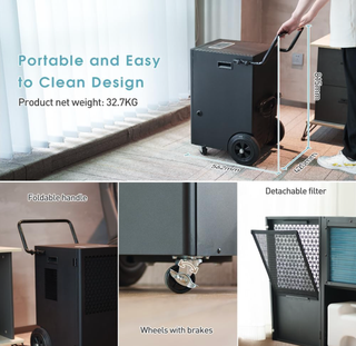 Deshumidificador Industrial 70L/Día (Garantía)