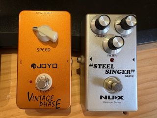 Pedales Guitarra Joyo Vintage Phase y Nux