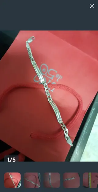 PULSERA PLATA MACIZA 11gr.