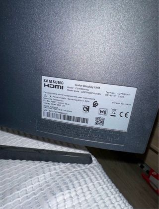 Monitor Curvo Samsung Negro/Gris