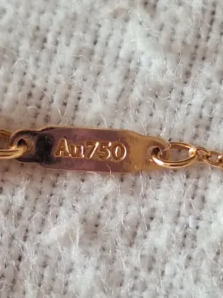 Cadena cruz diamante oro rosa TIFFANI & CO  ORO RO