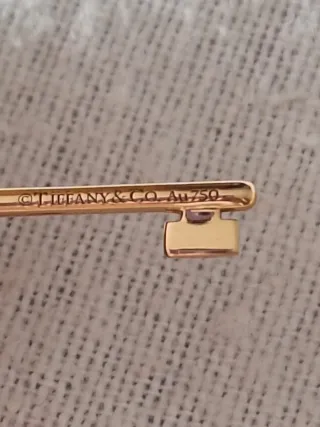 Cadena cruz diamante oro rosa TIFFANI & CO  ORO RO