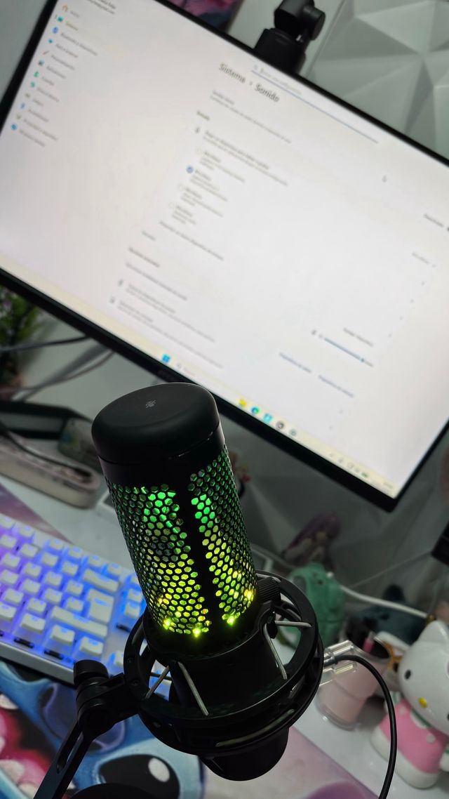 Micrófono HyperX QuadCast S Negro/Verde