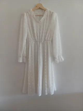 Vestido blanco vintage