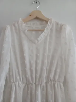 Vestido blanco vintage