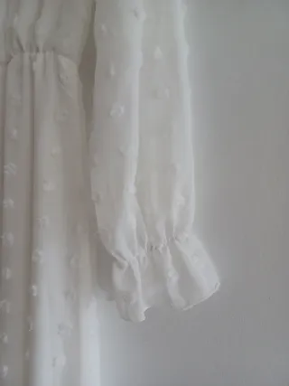 Vestido blanco vintage