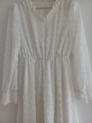 Vestido blanco vintage