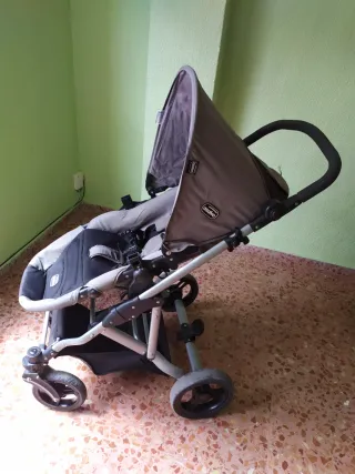 Carrito de bebé Asalvo gris