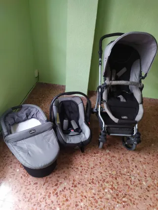 Carrito de bebé Asalvo gris