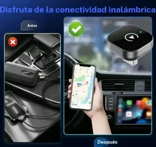 Adaptador Car Play bluetooth