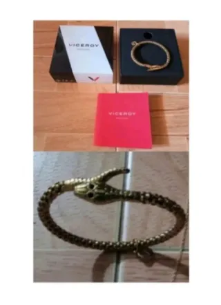 Pulsera Viceroy Dorada forma de Serpiente (NUEVA!)