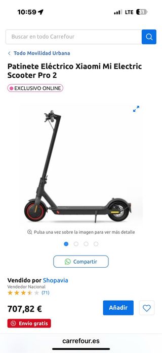 Patinete Eléctrico Xiaomi Mi Electric scooter