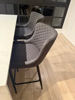 2 Taburetes PEBRINGE - Gris