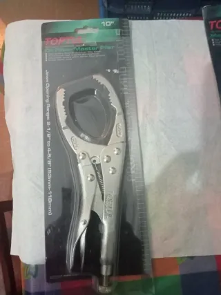 Alicates Presión Filtro Aceite TOPTUL 10