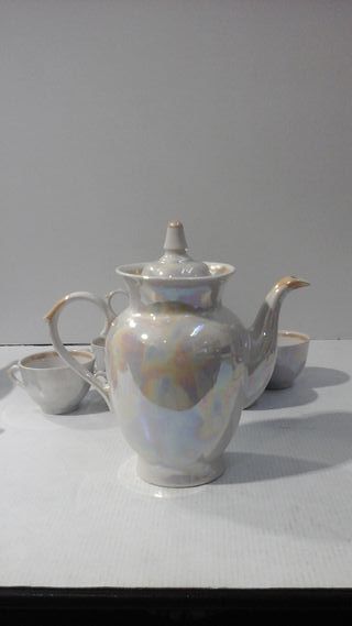 Juego de café/té Soviético - Gorodnitsky Nacarado