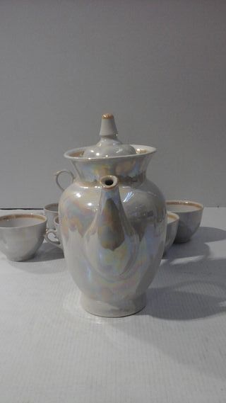 Juego de café/té Soviético - Gorodnitsky Nacarado