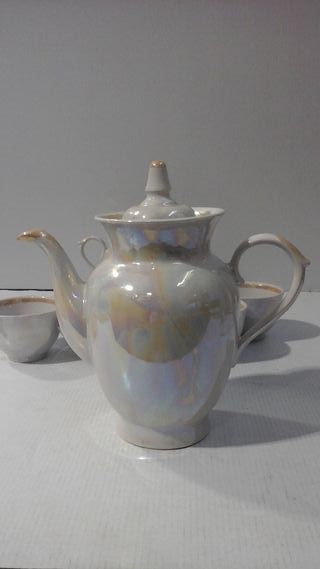 Juego de café/té Soviético - Gorodnitsky Nacarado