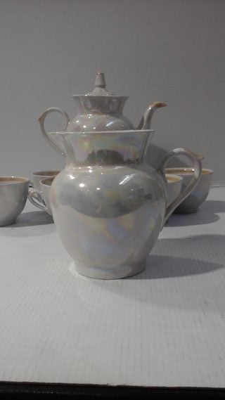 Juego de café/té Soviético - Gorodnitsky Nacarado