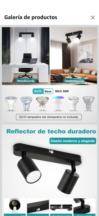 Lámpara de techo moderna
