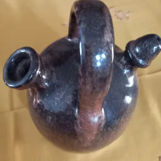 Botijo de cerámica vidriada