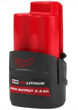 Batería Milwaukee M12 2.5 Ah High Output