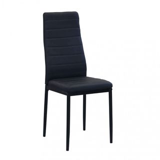 Sedia Imbottita Schienale Alto in Metallo Cucina