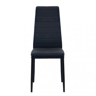 Sedia Imbottita Schienale Alto in Metallo Cucina