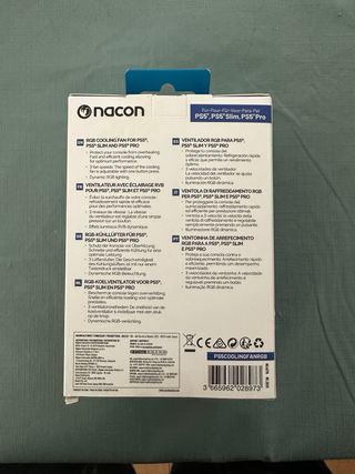 Ventilador Nacon RGB PS5, PS5 Slim, PS5 Pro.