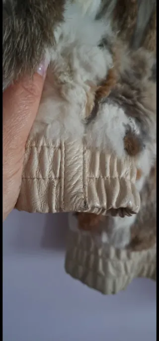 Bomber Piel Mango Multicolor