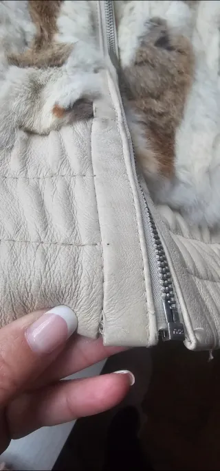 Bomber Piel Mango Multicolor