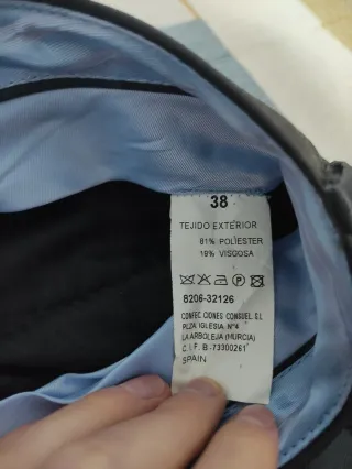 Traje entallado TZ gris Talla S