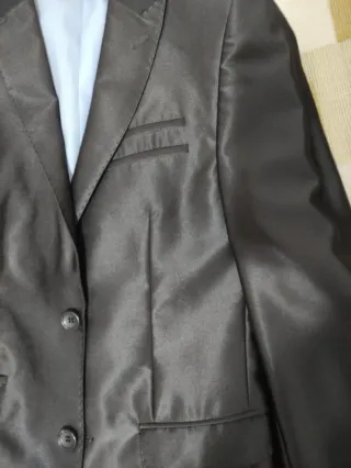 Traje entallado TZ gris Talla S