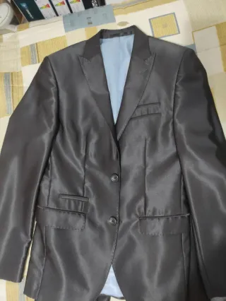 Traje entallado TZ gris Talla S