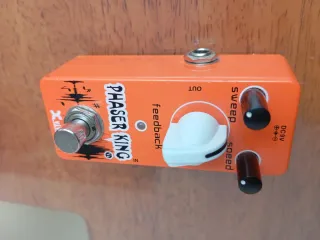 Pedal Guitarra Xvive Phaser King V6 Naranja