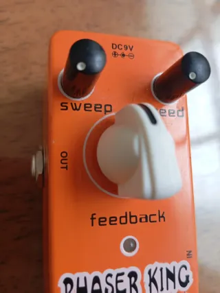 Pedal Guitarra Xvive Phaser King V6 Naranja